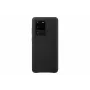 Samsung Galaxy S20 Ultra Leather Cover Case Black