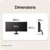 LG 34U601B-B.AEUQ 34-tolline UltraWide WQHD 1800R kaarekujuline IPS monitor, 120Hz, HDR10, AMD FreeSync Premium