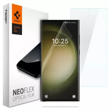 Spigen Neo Flex ekraanikaitse Samsung Galaxy S23 Ultra jaoks (läbipaistev) - 2 pakki