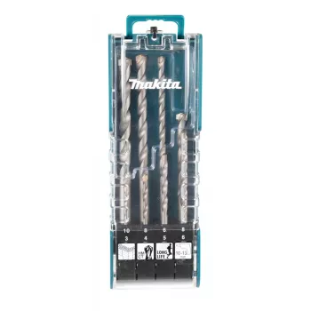 Makita E-15861 SDS-Plus haamertrelli puuriterade komplekt 8-osaline volframkarbiidist otsikuga