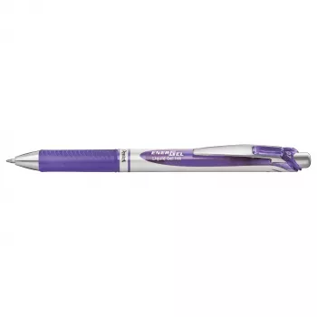 Pentel Energel BL77 Sissetõmmatav Geelpliiats - Lilla - 0,7 mm - Veepõhine tint