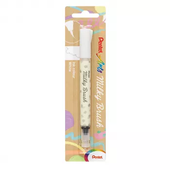 Pentel Milky Brush pen, valge