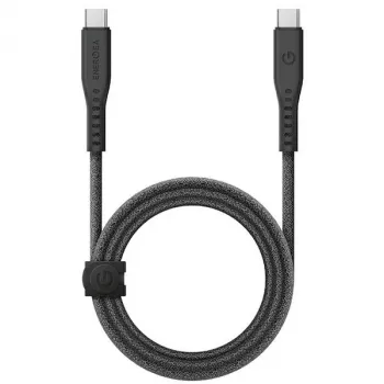 ENERGEA Flow USB-C to USB-C kaabel 1,5 m must 240W 5A PD kiirlaadimine