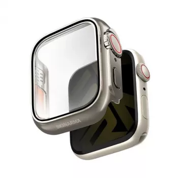 Skinarma Gado Pro Apple Watch 44mm Titanium Grey Case with Integrated Strap