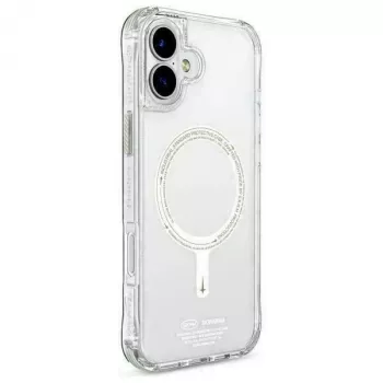 SKINARMA Saido Case for iPhone 16 6.1 inch Magnetic Charging Green (Niteglow)