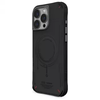 SKINARMA Mecha Case for Apple iPhone 16 Pro Max 6.9 inch Magnetic Charging Black