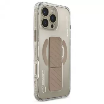 Skinarma Axon Case iPhone 16 Pro Max 6.9 tolli magnetlaadimise ja käepidemealusega šampanja