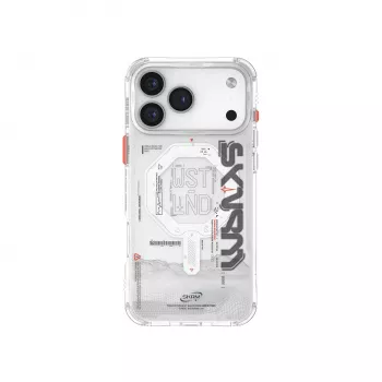 Skinarma Sonix ümbris Apple iPhone 17 Pro jaoks, magnetlaadimisega, läbipaistev