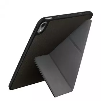 UNIQ Transforma Rigor Folio Case for iPad Air 10.9-inch (4th/5th Gen) - Charcoal Grey with Antimicrobial Coating