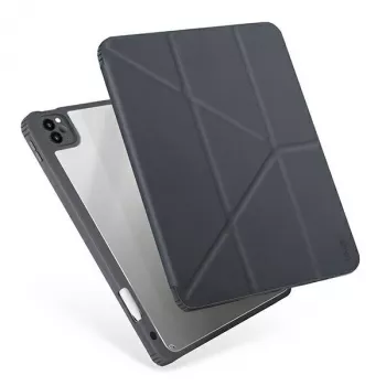 UNIQ Moven Folio Case for iPad 10.2 (2021/2020/2019) - Charcoal Grey