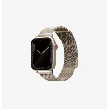 UNIQ Dante Apple Watch Rihm Roostevabast Terasest Milanese Aas Roheline 42/44/45mm