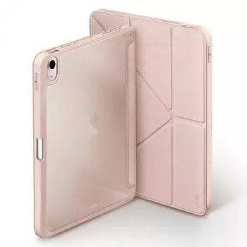 UNIQ Moven Antimicrobial Folio Case iPad Air 10.9/11 tolli (2020/2022/M2 2024) - Blush Pink