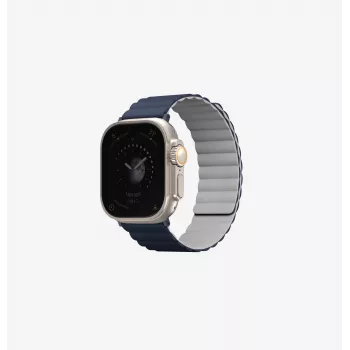 UNIQ Revix Reversible Magnetic Apple Watch Strap Lilac/White for Series 1/2/3/4/5/6/7/8/9/SE/SE2/SE3/Ultra/Ultra 2/Ultra 3 42/44/45/49mm