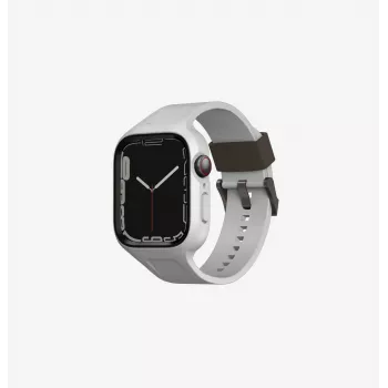UNIQ Monos 2in1 Apple Watch Rihm koos Kaitseümbrisega seeriatele 4/5/6/7/8/9/SE/SE2/SE3 44/45mm Midnight Black
