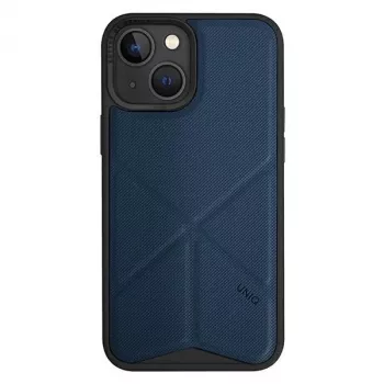 UNIQ Transforma Folio Case iPhone 14 Plus / 15 Plus 6.7 tolli Magclick laadimine Electric Blue