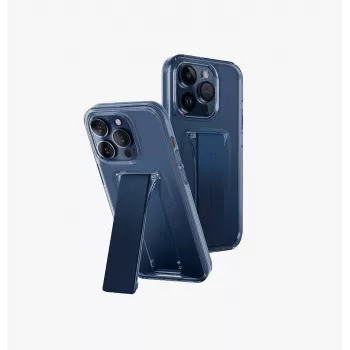 UNIQ Heldro Mount with Stand Case iPhone 15 Pro Max 6.7 tolli Ultramarine Deep Blue
