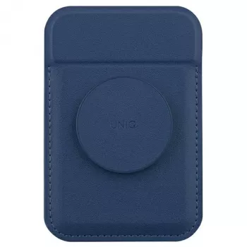 UNIQ Flixa Magnetiline rahakoti alus MagSafe iPhone 12-15 seeriale, tumesinine