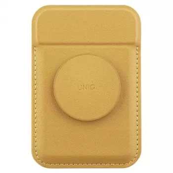 UNIQ Flixa Magnetiline Kaardirahakott Alusega Kanaarikollane MagSafe