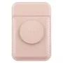UNIQ Flixa Magnetic Card Wallet with Kickstand Blush Pink MagSafe