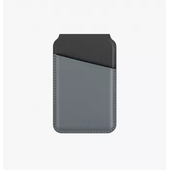 UNIQ Lyden DS Magnetic Wallet RFID Phone Stand Canary Yellow / Flint Grey