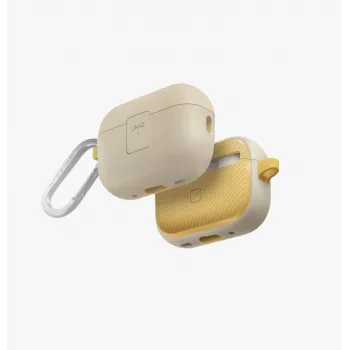 UNIQ Clyde Lock Case AirPods Pro 2 (2022/2023) - Ivory/Canary Yellow