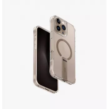 UNIQ Eleva Case with Vertica Stand for iPhone 16 Pro Max 6.9 inch Carbon Black