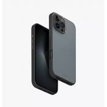 UNIQ Lyden DS Case iPhone 16 Pro Max 6.9 toll MagClick laadimisega Pestud sinine-must