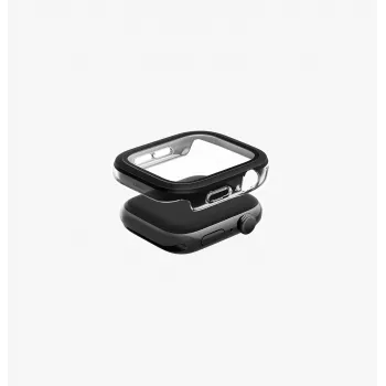 UNIQ Voute kaitseümbris koos ekraanikaitsmega Apple Watch Series 10/11 46mm, karastatud klaas, roosakuld