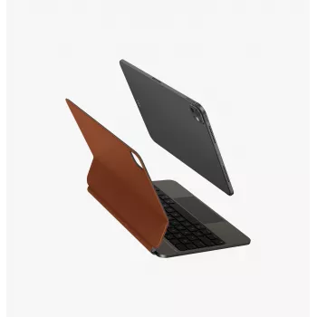 UNIQ Venno Pro Magnetic Smart Keyboard Case for iPad Pro 11 M4 2024 / M5 2025, Caramel