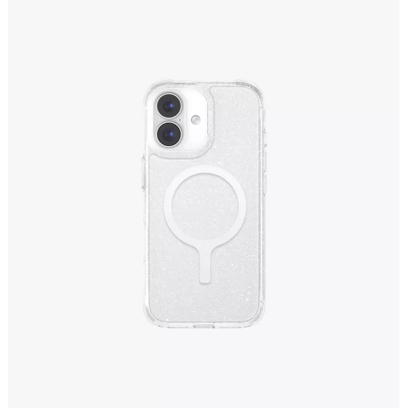 UNIQ LifePro Xtreme MagClick Laadimiskorpus iPhone 15 Pro Maxile, Läbipaistev Sädelev
