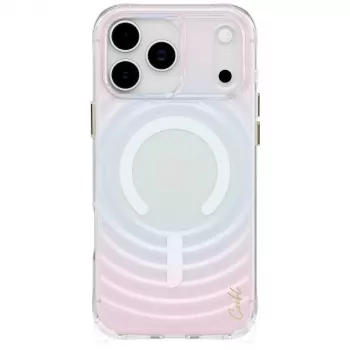 UNIQ Coehl Vela Magnetic Charging Case for Apple iPhone 17 Pro Max, Opal Iridescent