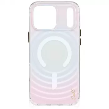 UNIQ Coehl Vela Magnetic Charging Case for Apple iPhone 17 Pro Max, Opal Iridescent