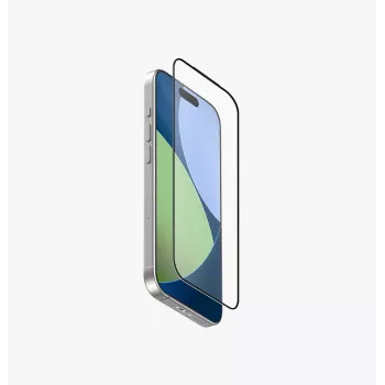 UNIQ Optix Matte karastatud klaasist ekraanikaitse Apple iPhone 15 Pro jaoks, matt, peegeldusvastane, 9H kõvadus, 0,33 mm, ümbrisesõbralik