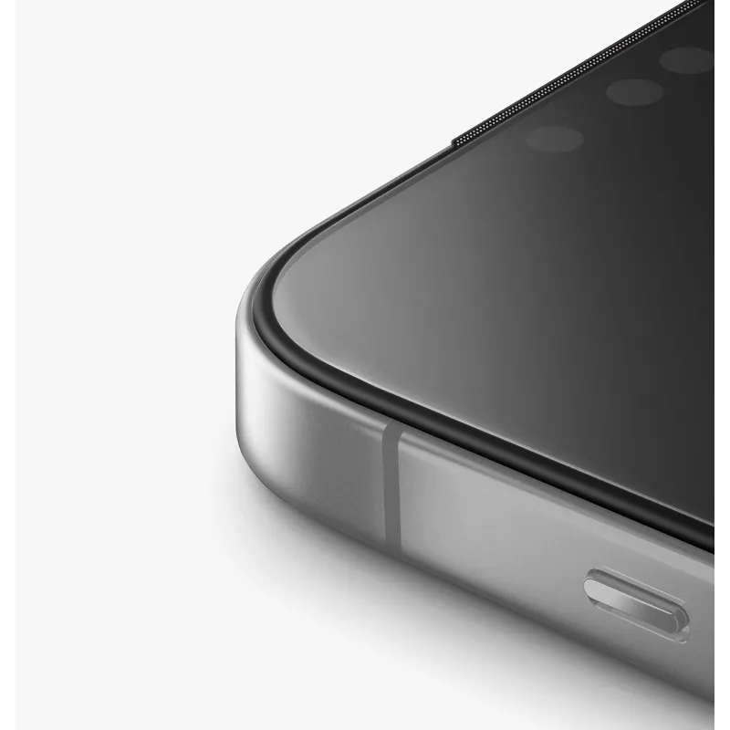 UNIQ Optix ExofitPrivacy Karastatud Klaasist Ekraanikaitse iPhone 17 Pro jaoks koos Paigaldusraamiga, Privaatsusfilter
