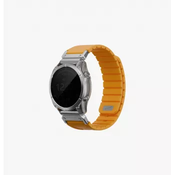 UNIQ Fluo Smart-Fit Silikoonist käerihm Garmin 26mm - Oranž