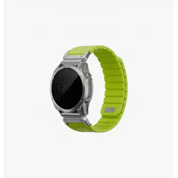 UNIQ Fluo Smart-Fit Silikoonist käerihm Garmin 26mm - Oranž