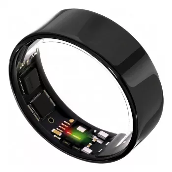 ULTRAHUMAN Ring Air - Nutikas sõrmus meestele ja naistele - Une- ja treeningujälgimise kantav seade - Südame löögisagedus - Nutikas sõrmus Aster Black suurus 11