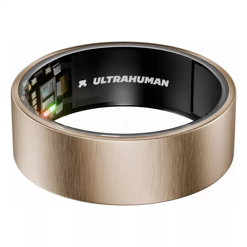 ULTRAHUMAN Ring Air - Nutikas sõrmus naistele ja meestele - Une- ja treeningujälgimise kantav seade - Südame löögisagedus - Nutikas sõrmus roosakuld suurus 12
