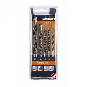 ALPEN-MAYKESTAG Alpen TM 5 Wood 4-5-6-8-10 mm puuriterade komplekt