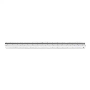 ARISTO Kolmnurkjoonlaud Tüüp B, Valge, 30 cm, 6 Skaalat (AR23704EB)