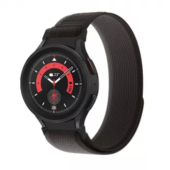 TECH-PROTECT Nylon Samsung Galaxy Watch 4 / 5 / 5 Pro / 6 / 7 / FE Must/Oranž