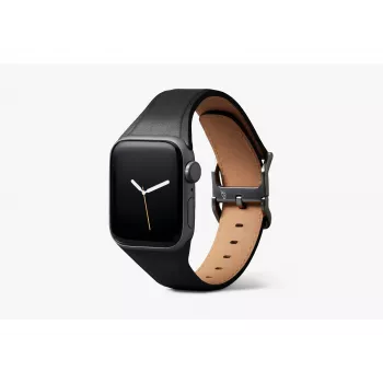 Bellroy Classic Leather Band for Apple Watch, Black, 44mm, 45mm, 42mm (Series 1/2/3), 49mm, 46mm