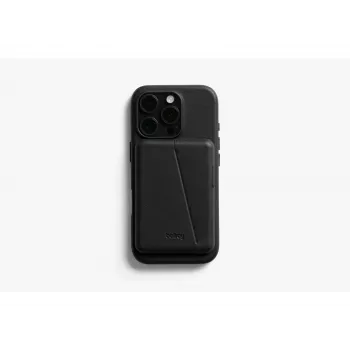 Bellroy Leather Case with Magnetic Wallet for iPhone 16 Pro, Black