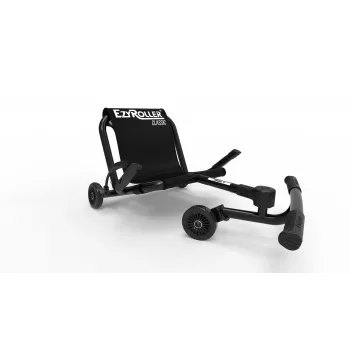 EzyRoller Classic jalgadega veetav go-kart lastele 3-12 aastat, must
