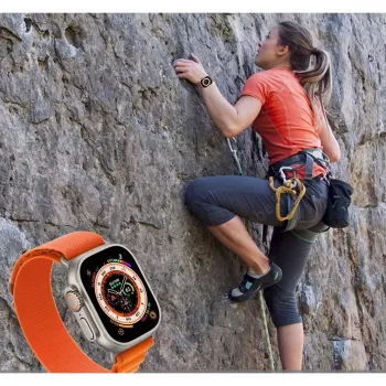 Tech-Protect Nylon Pro Sport Loop Apple Watch 4 / 5 / 6 / 7 / 8 / SE / Ultra (42 / 44 / 45 / 49mm) Oranž