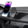 TECH-PROTECT MM15W-V1 Magnetic MagSafe Dashboard & Vent Car Mount Wireless Charger 15W Black