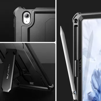 Tech-Protect Kevlar Pro Case iPad 10.9 tolli 2022 / iPad Air 11 tolli 2025 jaoks, must
