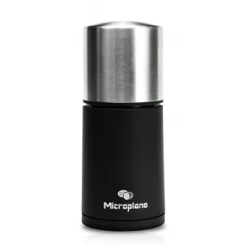 Microplane Spice Mill 2-in-1 Nutmeg Grater - Must/Läbipaistev