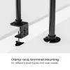 Equip Kahe monitori lauakinnitus 17-35 inch 360° pöörlemine 20kg must