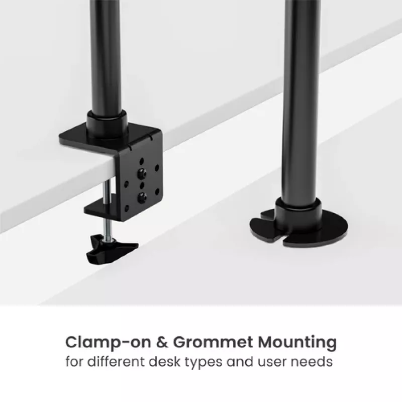 Equip Kahe monitori lauakinnitus 17-35 inch 360° pöörlemine 20kg must